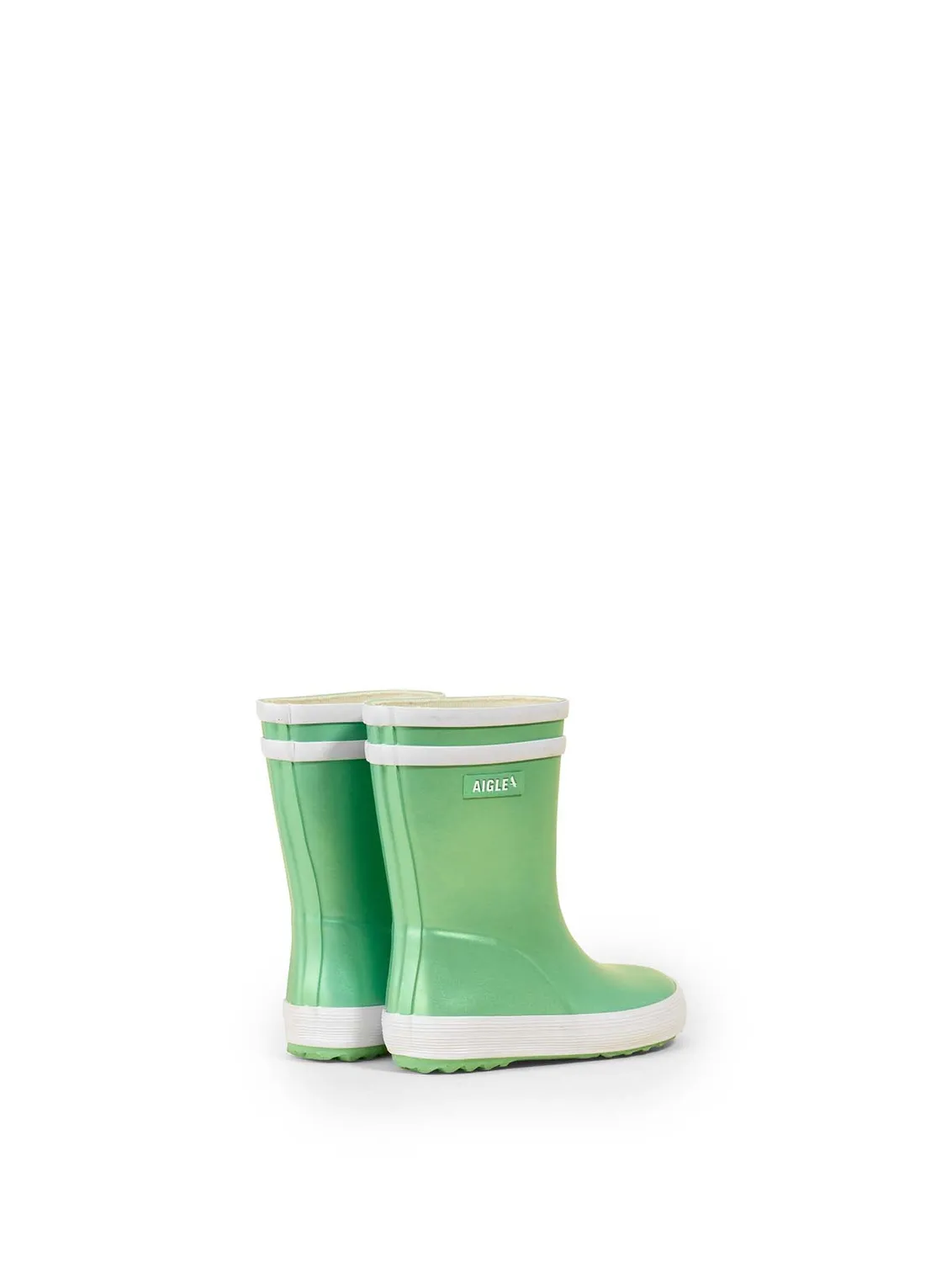 Aigle Baby Irrisé 2 bottes pluie bébé vert scarabée