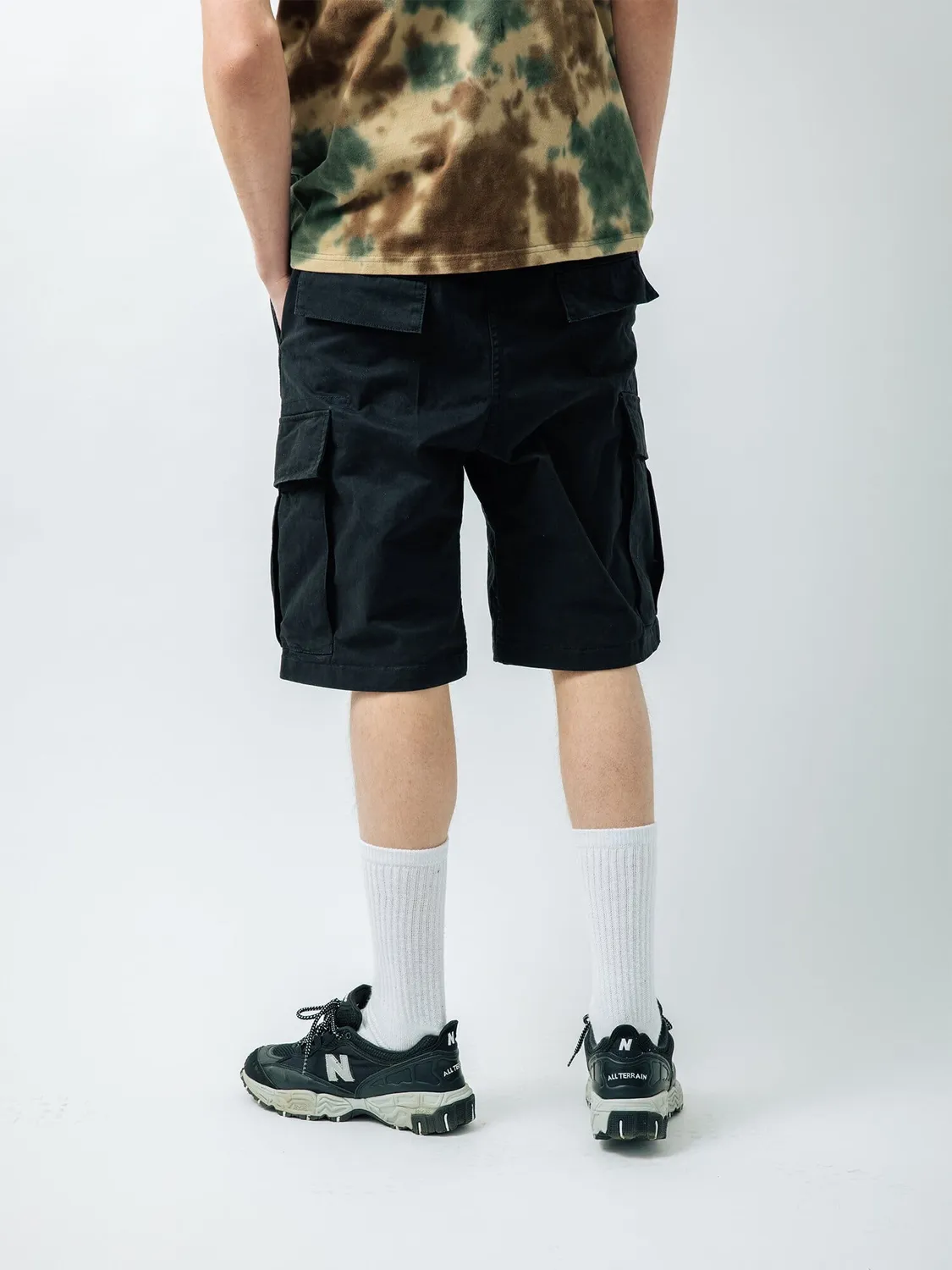 Alpha Industries Gramicci Jungle short cargo noir coton