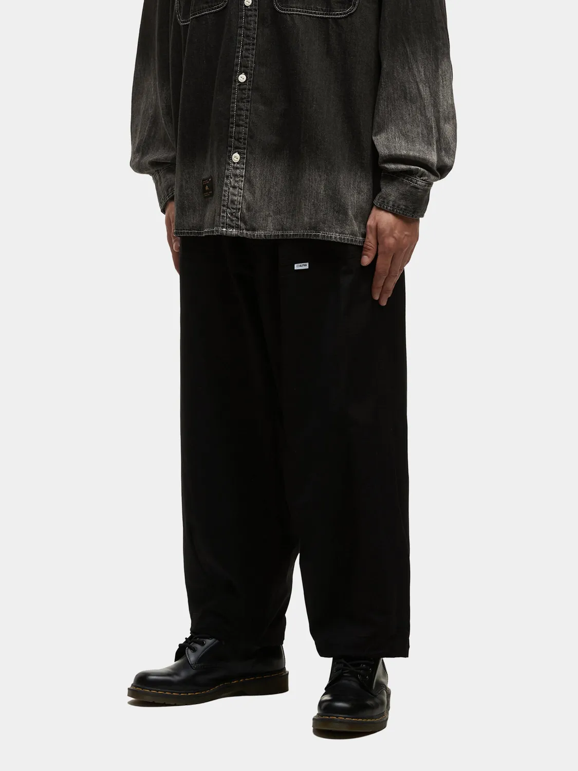 Alpha Industries UNFRM pantalon homme ripstop noir coton