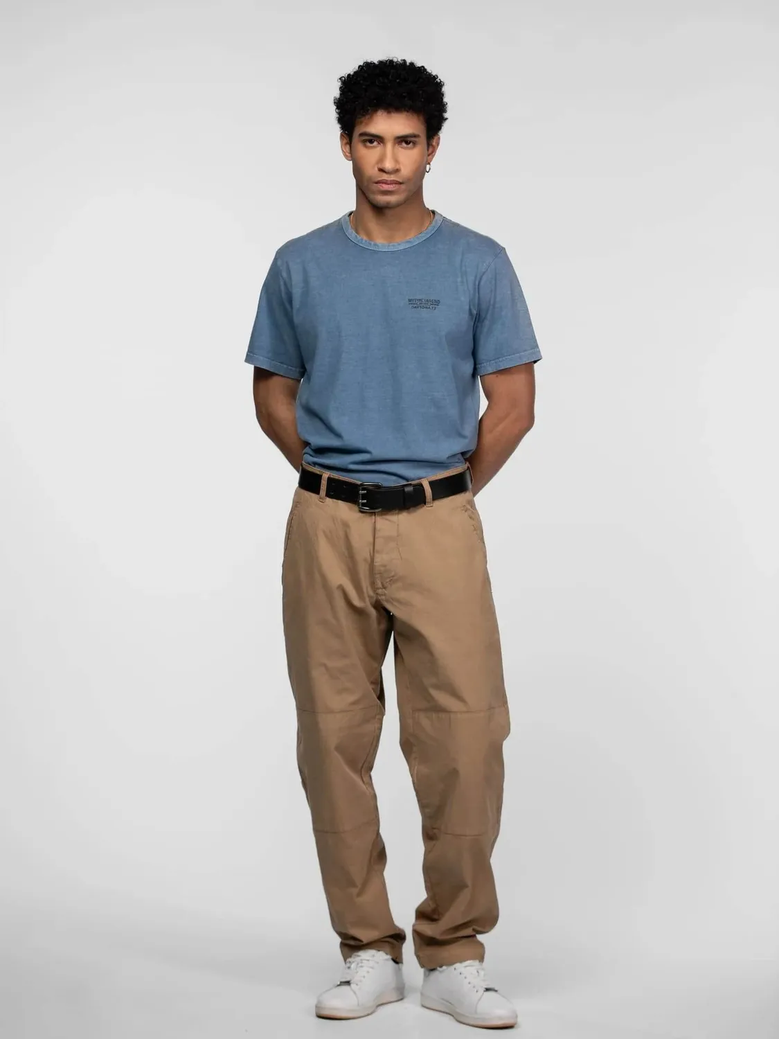 Daytona Auden pantalon worker homme beige twill coupe droite