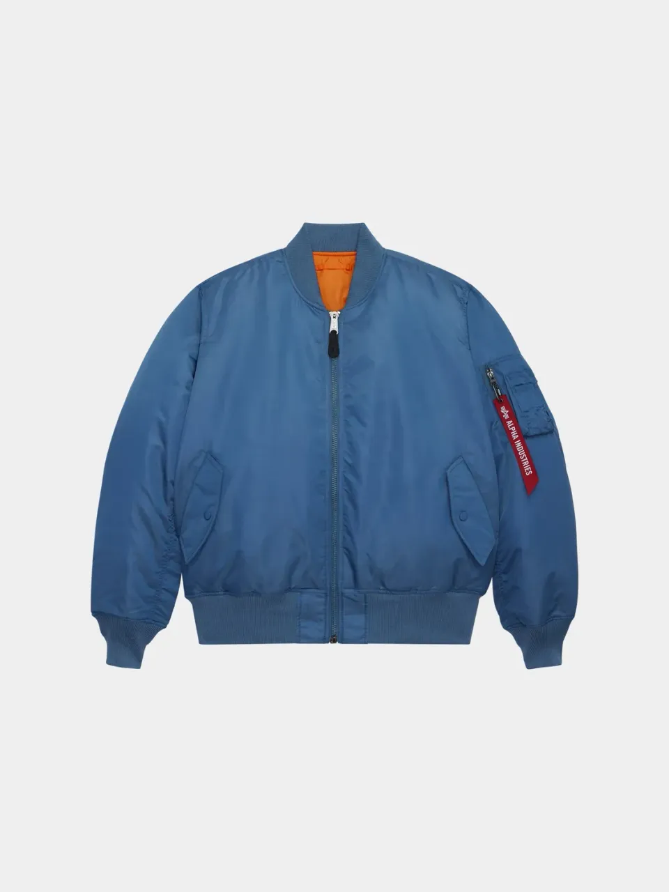 Alpha Industries MA-1 bomber homme Elemental Blue réversible nylon