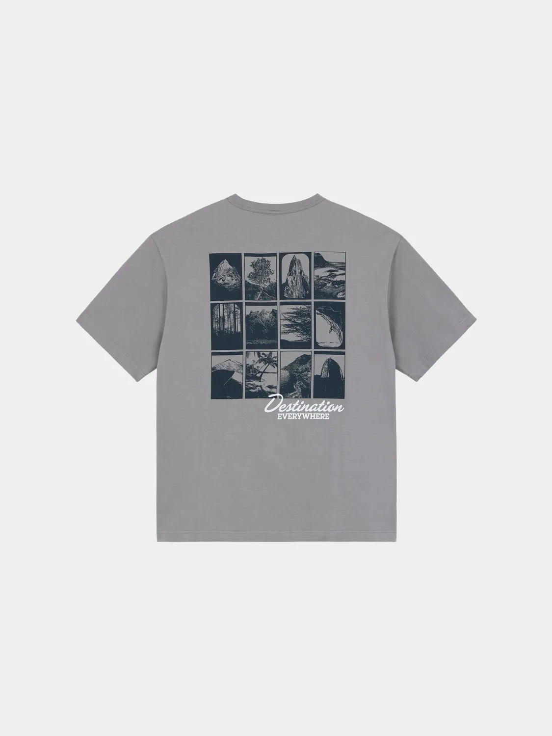 Alpha Industries Essential Destination t-shirt homme gris coton