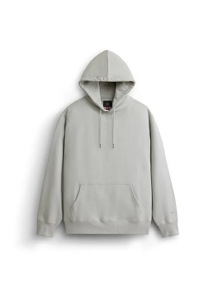 Alpha Industries Essential French Terry hoodie gris clair