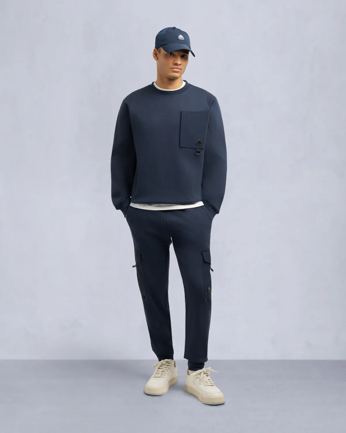 Moose Knuckles Dalon Cargo joggers noirs poches