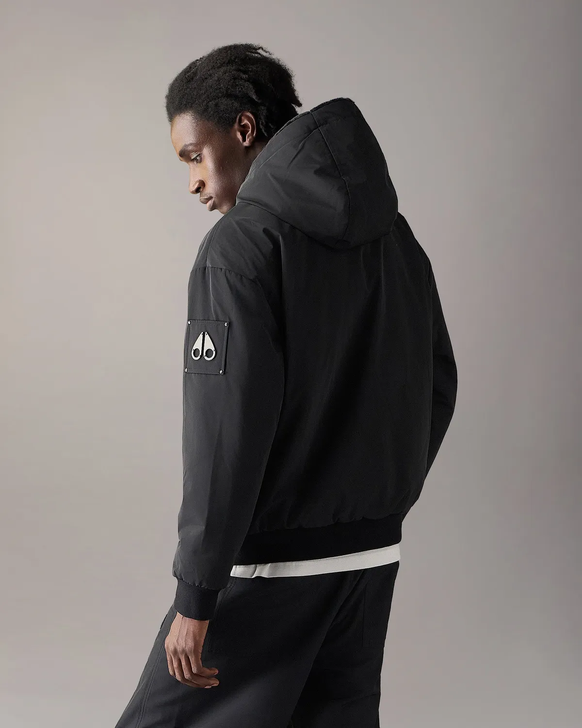 Moose Knuckles Roland Bunny veste réversible noir