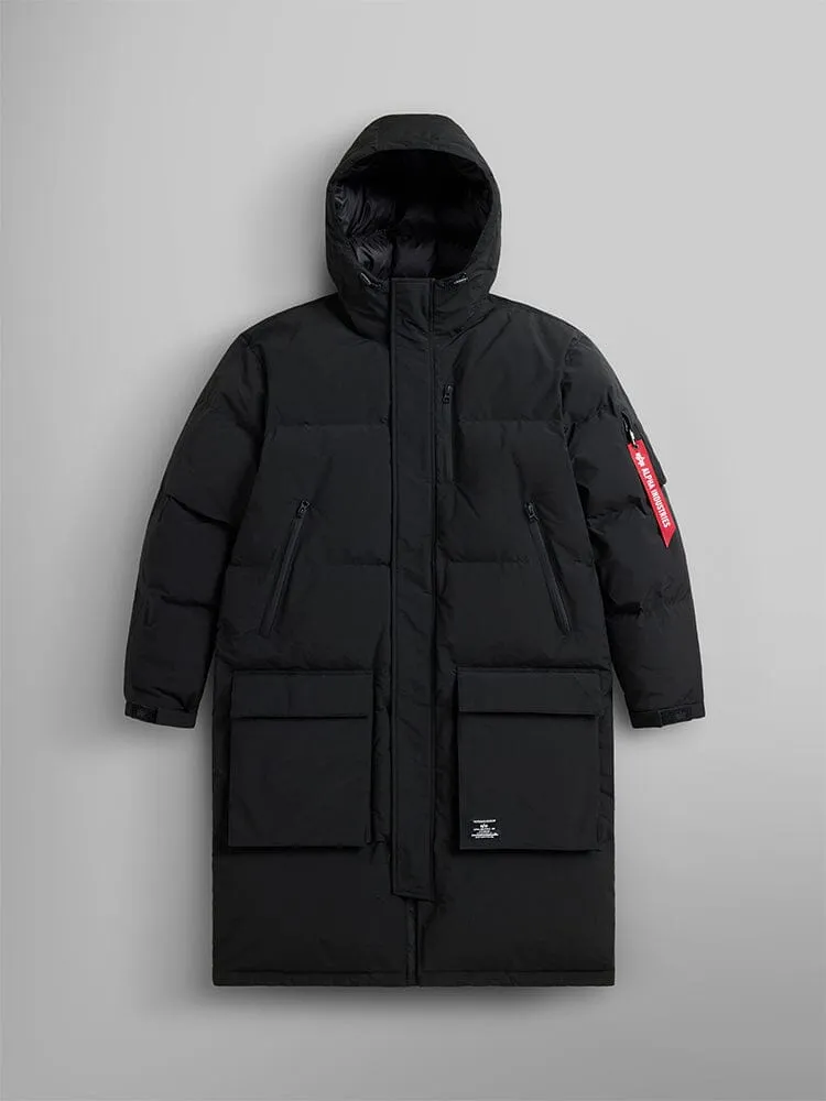 Alpha Industries Long Puffer Parka doudoune verte duvet