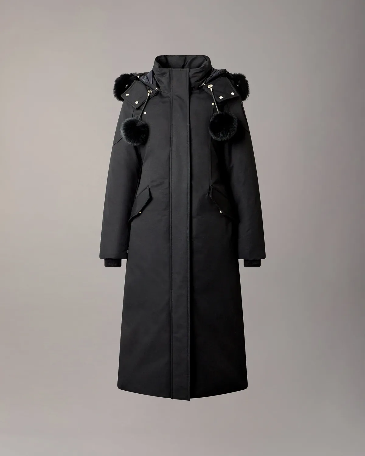 Moose Knuckles Stirling parka longue noire duvet