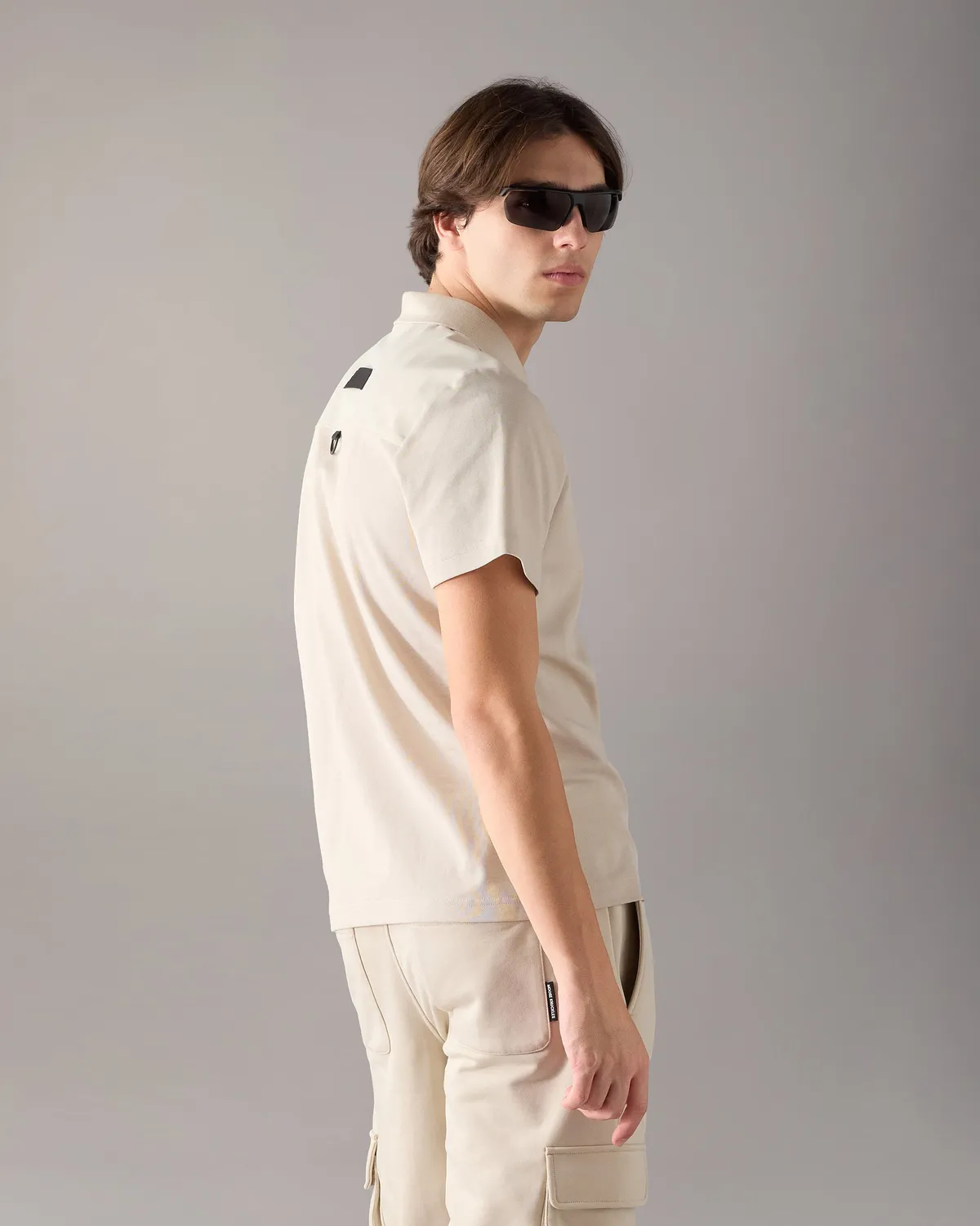 Moose Knuckles Dalon polo alabaster coton