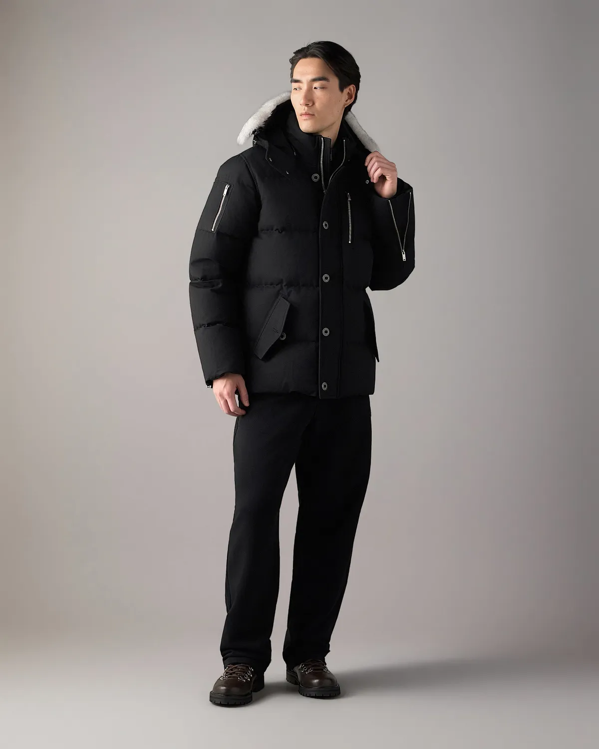 Moose Knuckles Original 3Q doudoune noir grand froid