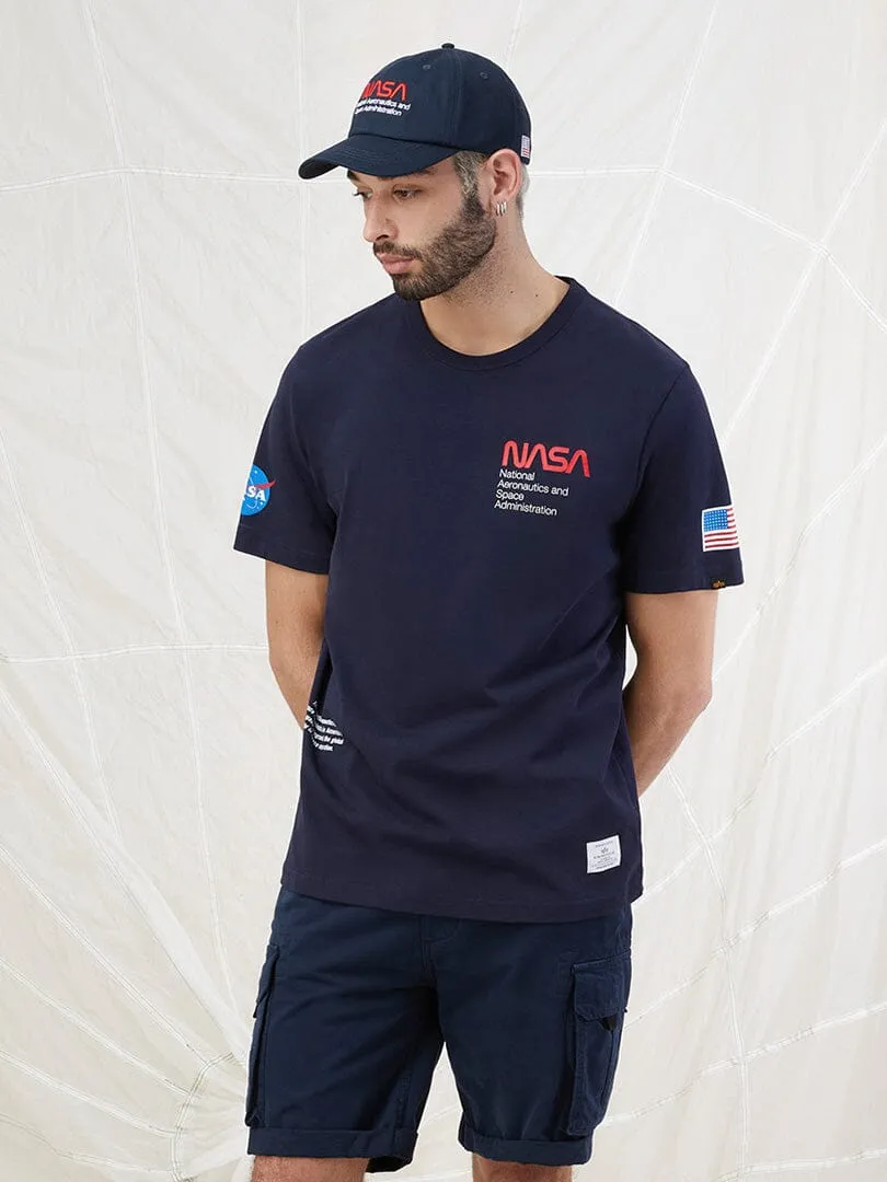 Alpha Industries NASA Worm Logo Gen II T-shirt logo poitrine
