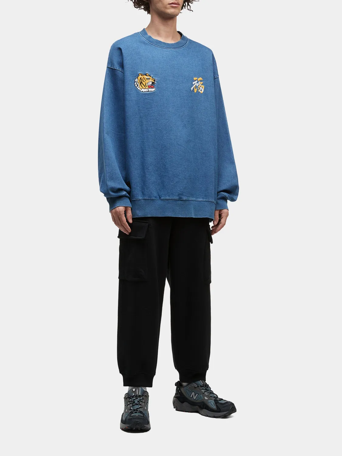 Alpha Industries UNFRM jogging cargo noir molleton