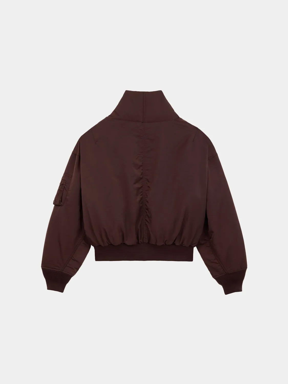 Alpha Industries Shawl Collar blouson bomber femme cocoa duvet