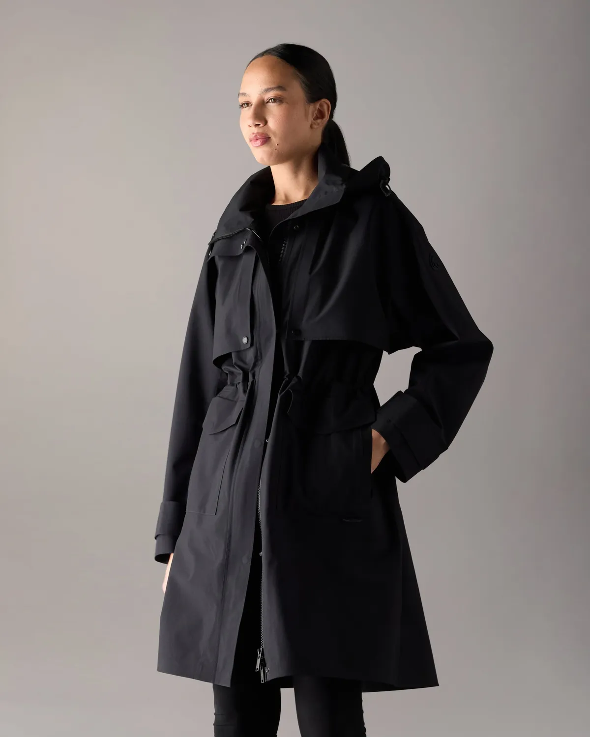 Moose Knuckles Laurier parka pluie noir femme