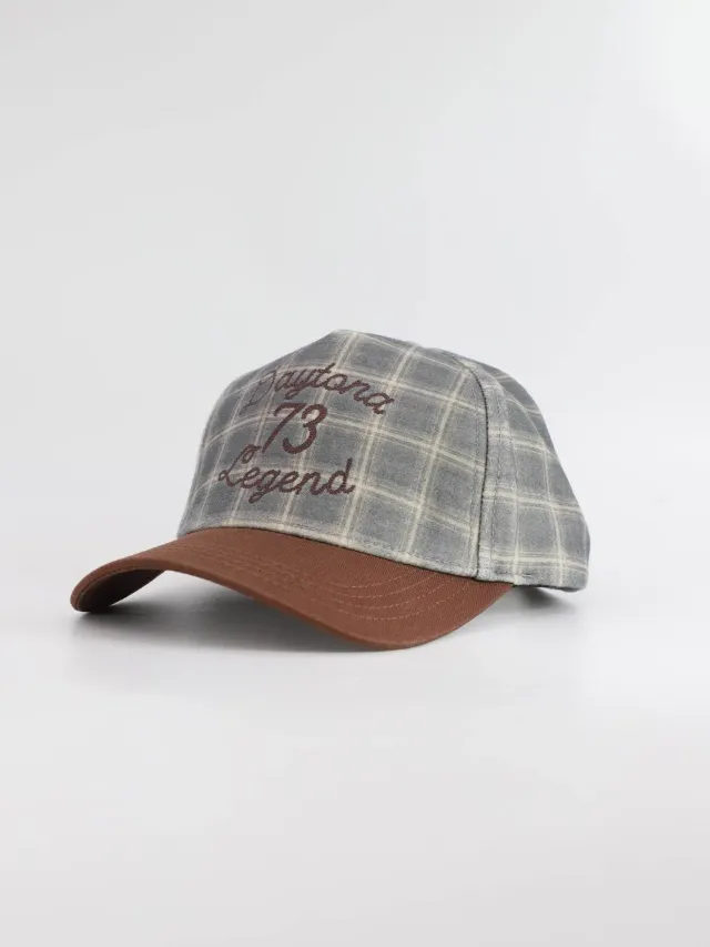 Daytona Homer casquette trucker homme flanelle carreaux