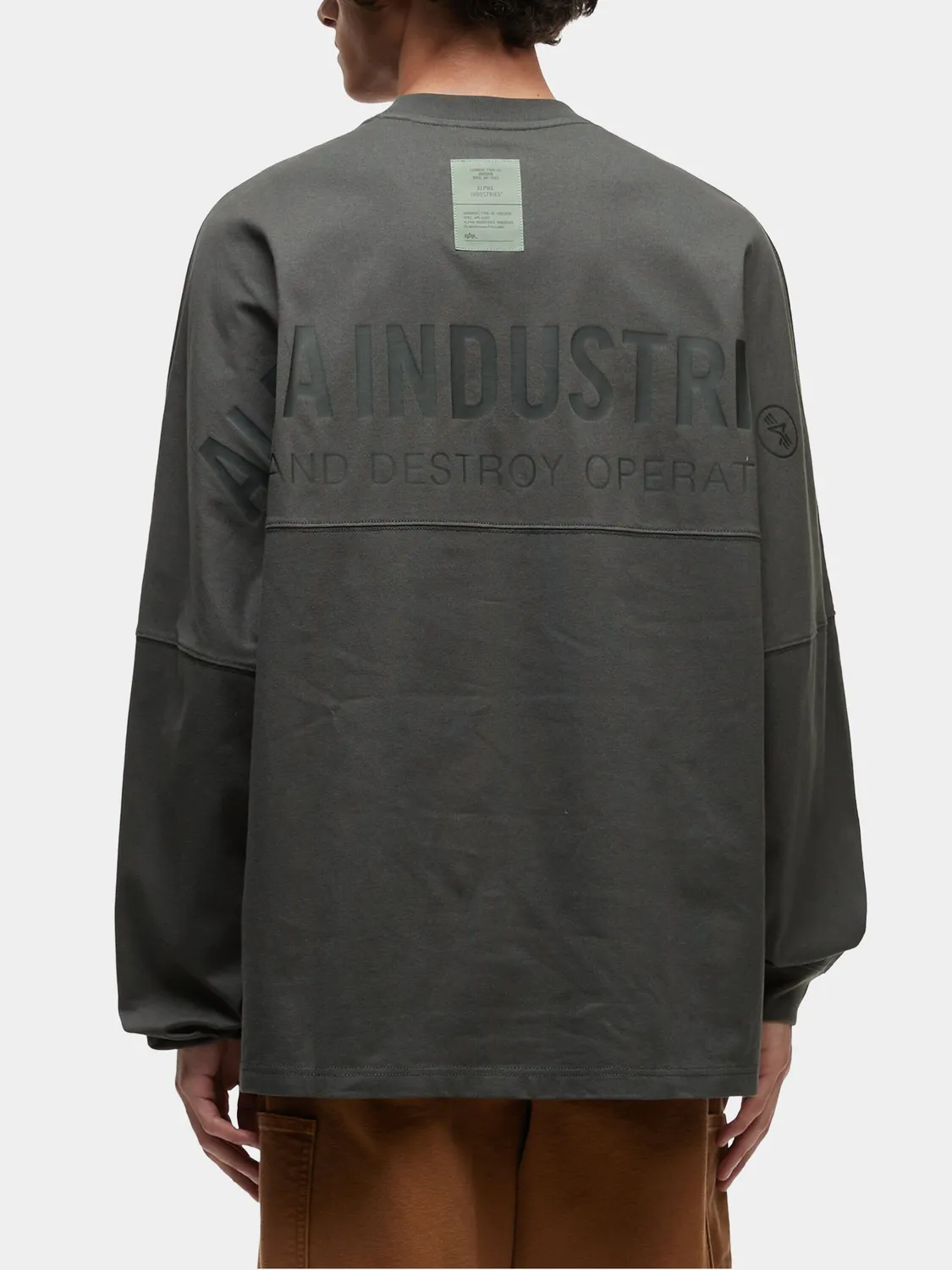 Alpha Industries UNFRM t-shirt manches longues TAN coton