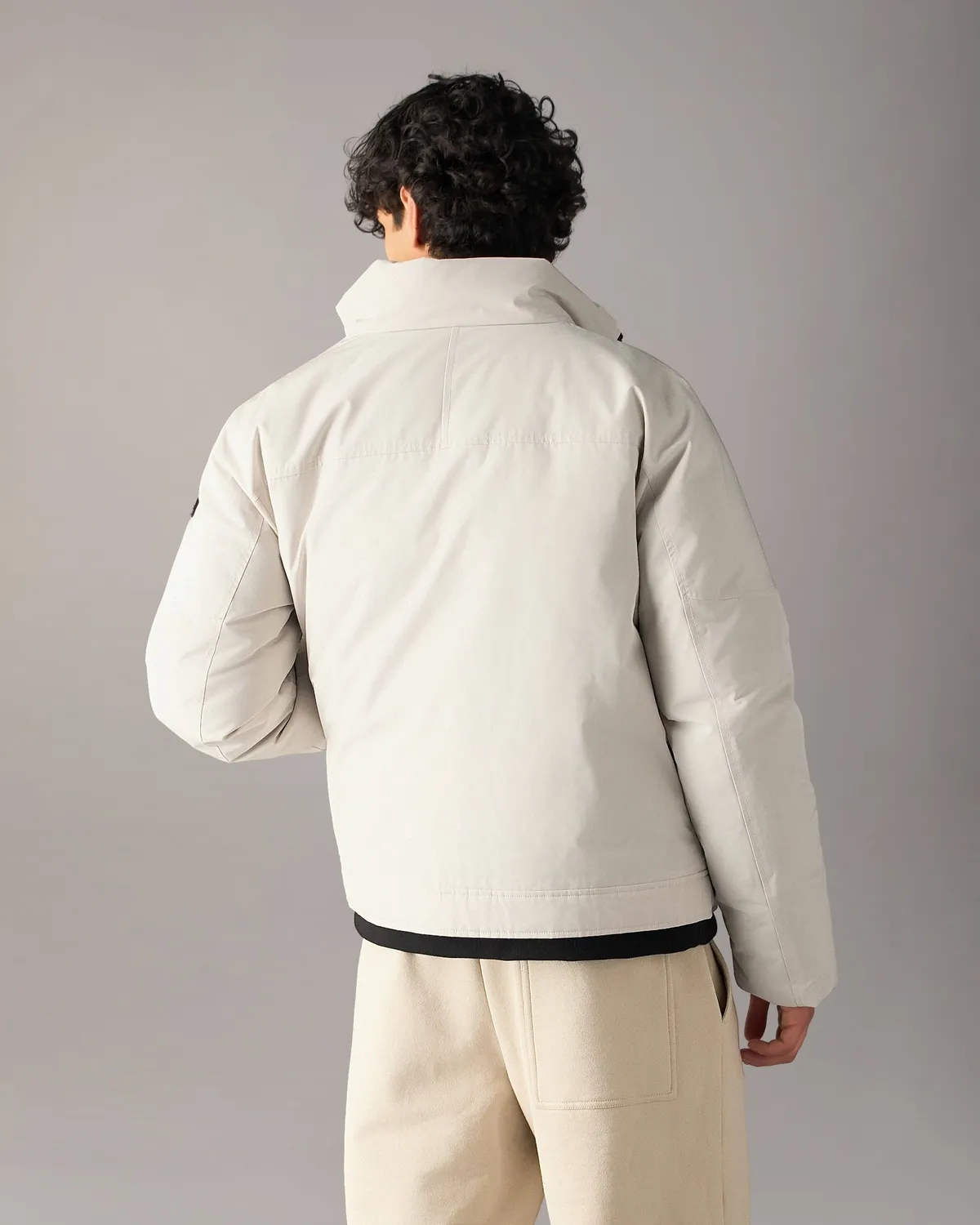 Moose Knuckles West-Ed Veste Trucker Duvet Alabaster