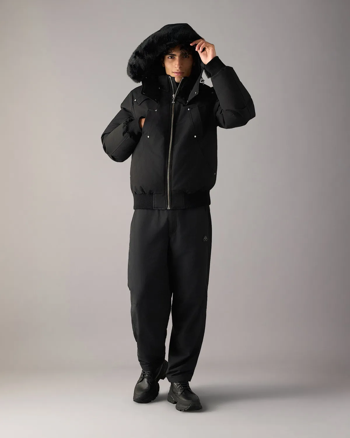 Moose Knuckles Original Ballistic bomber noir chaud