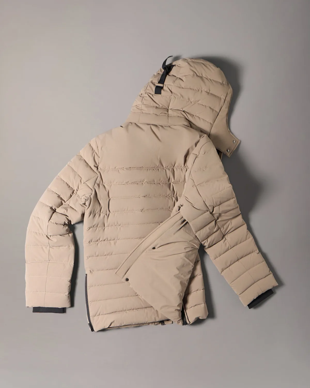 Moose Knuckles Greystone Down veste ashen duvet longue