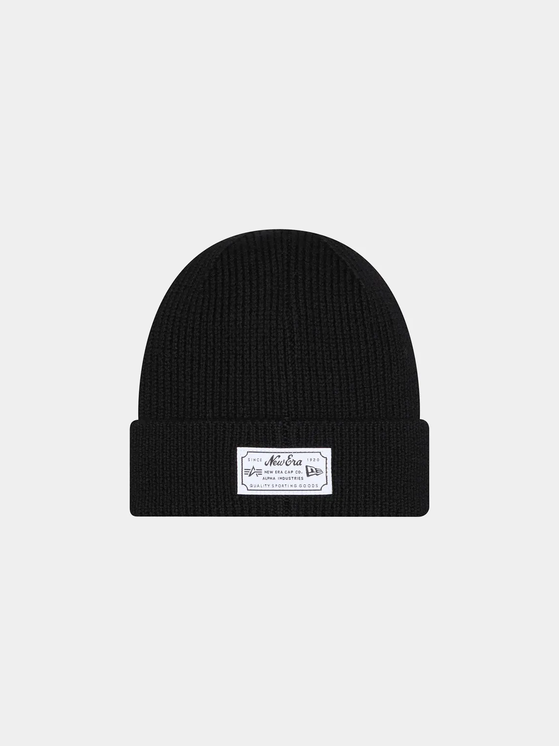 Alpha Industries Kings x New Era bonnet laine noir