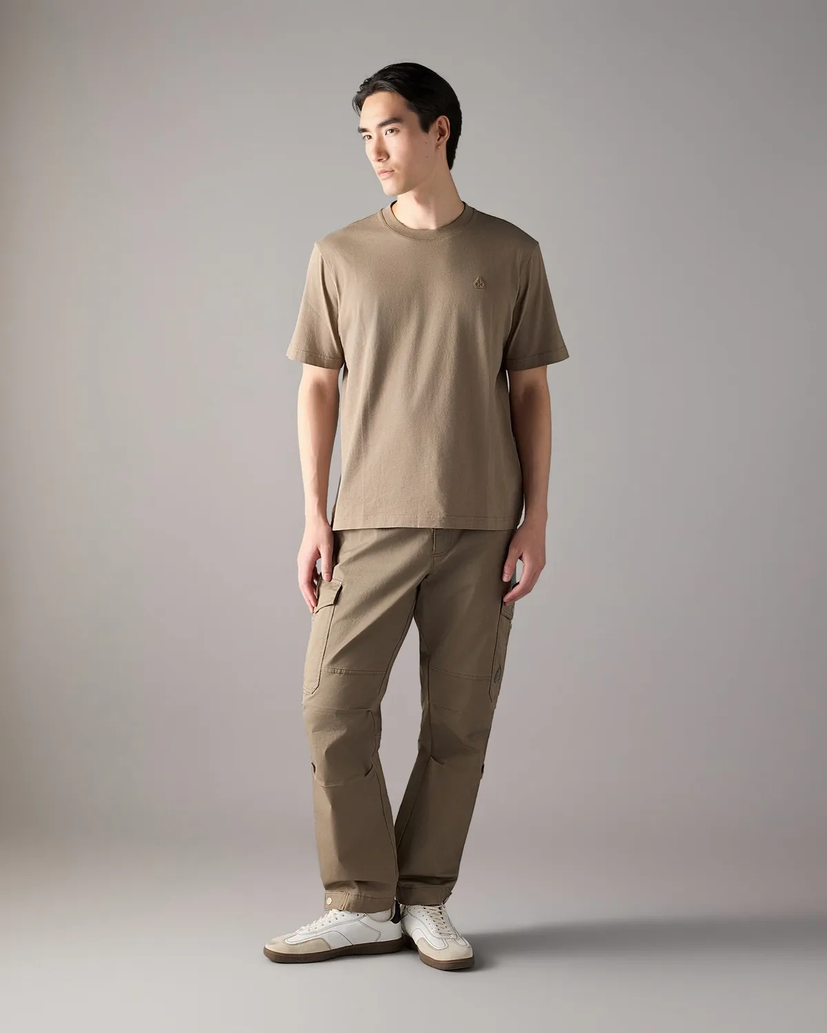 Moose Knuckles Yul Classic t-shirt gris coton