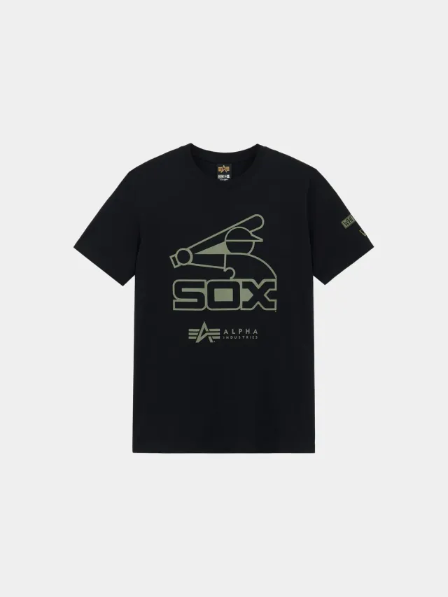 Alpha Industries White Sox t-shirt coton noir