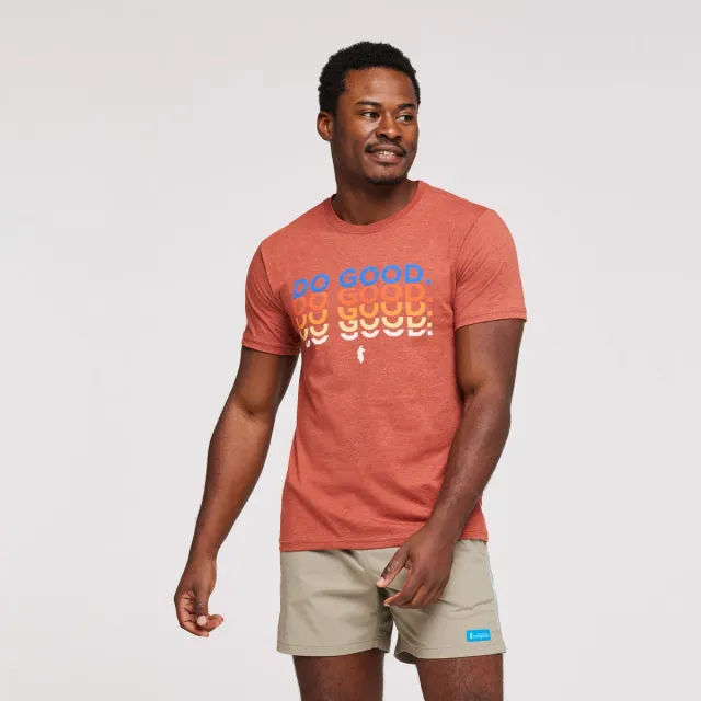 Cotopaxi Do Good Repeat t-shirt homme graphite coton doux