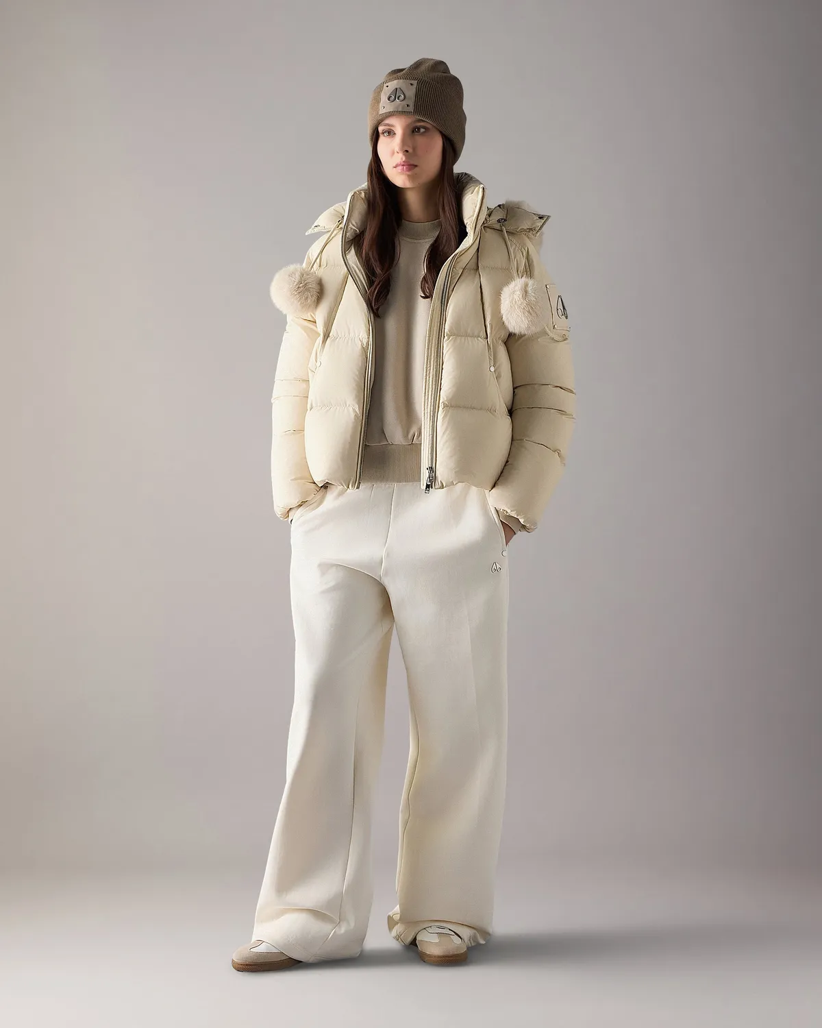 Moose Knuckles Everest doudoune capuche alabaster