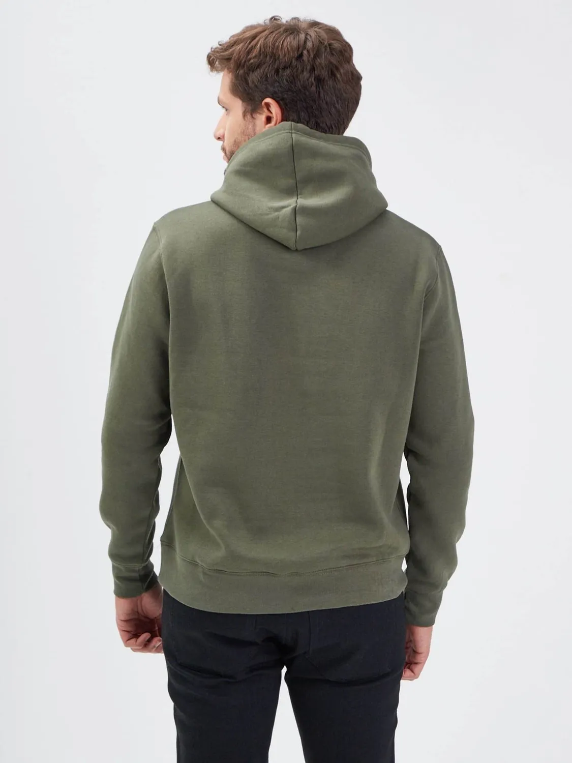 DAYTONA Wings sweat capuche coton kaki aviateur