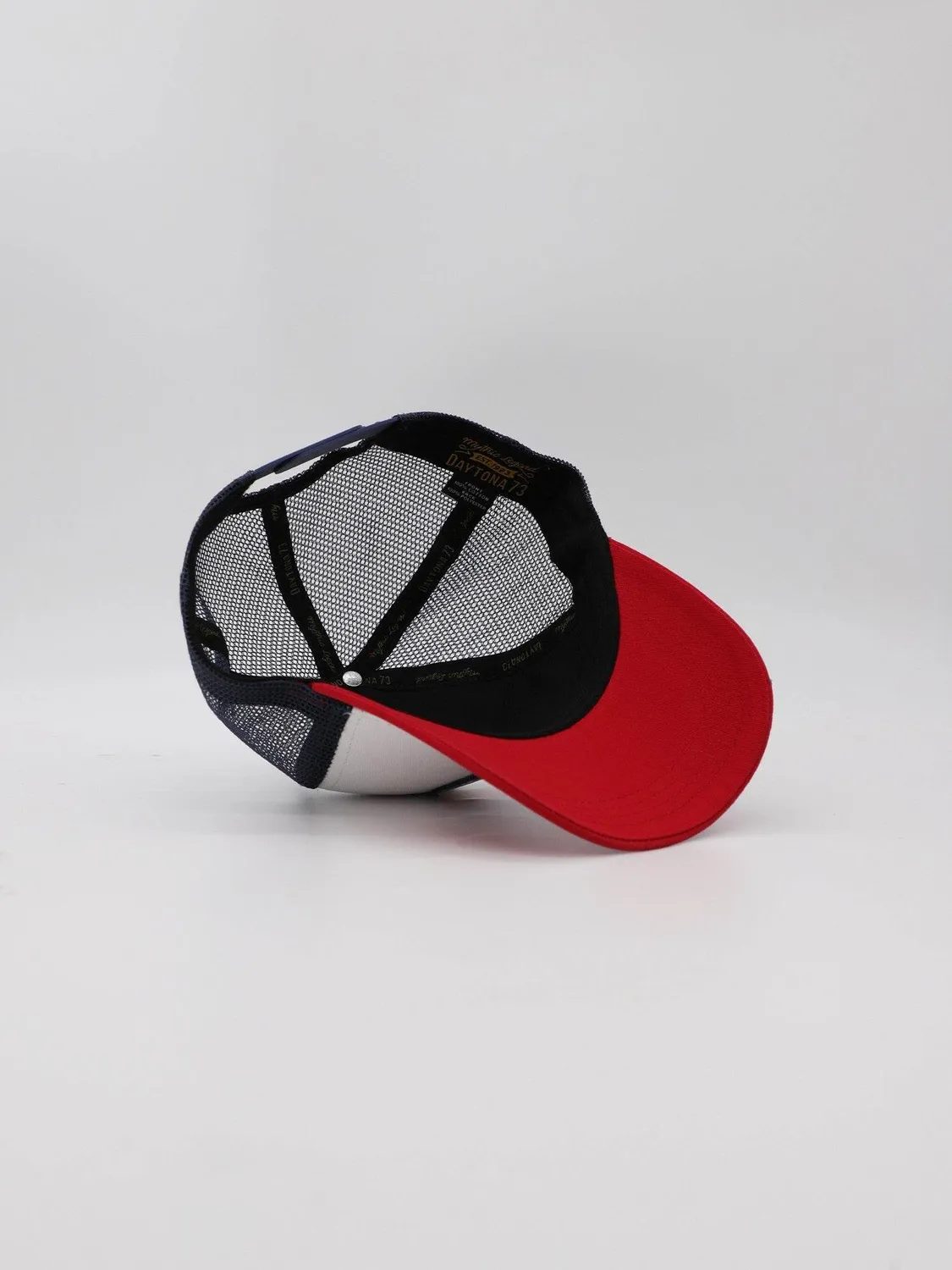 Daytona Cal Twill casquette trucker bleu beige noir