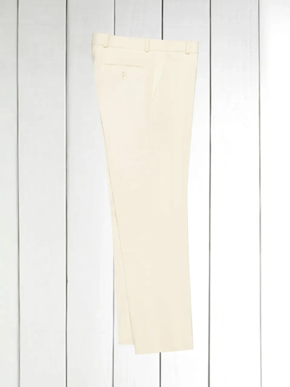 Hollington Siza pantalon ivoire lin extensible