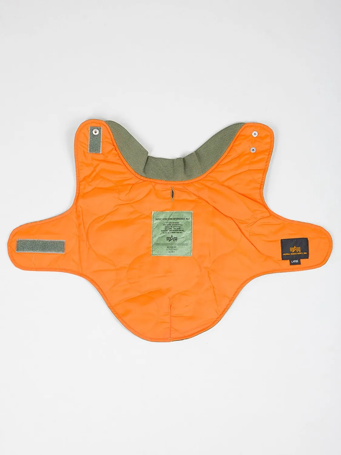Alpha Industries MA-1 manteau chien nylon sage déperlant