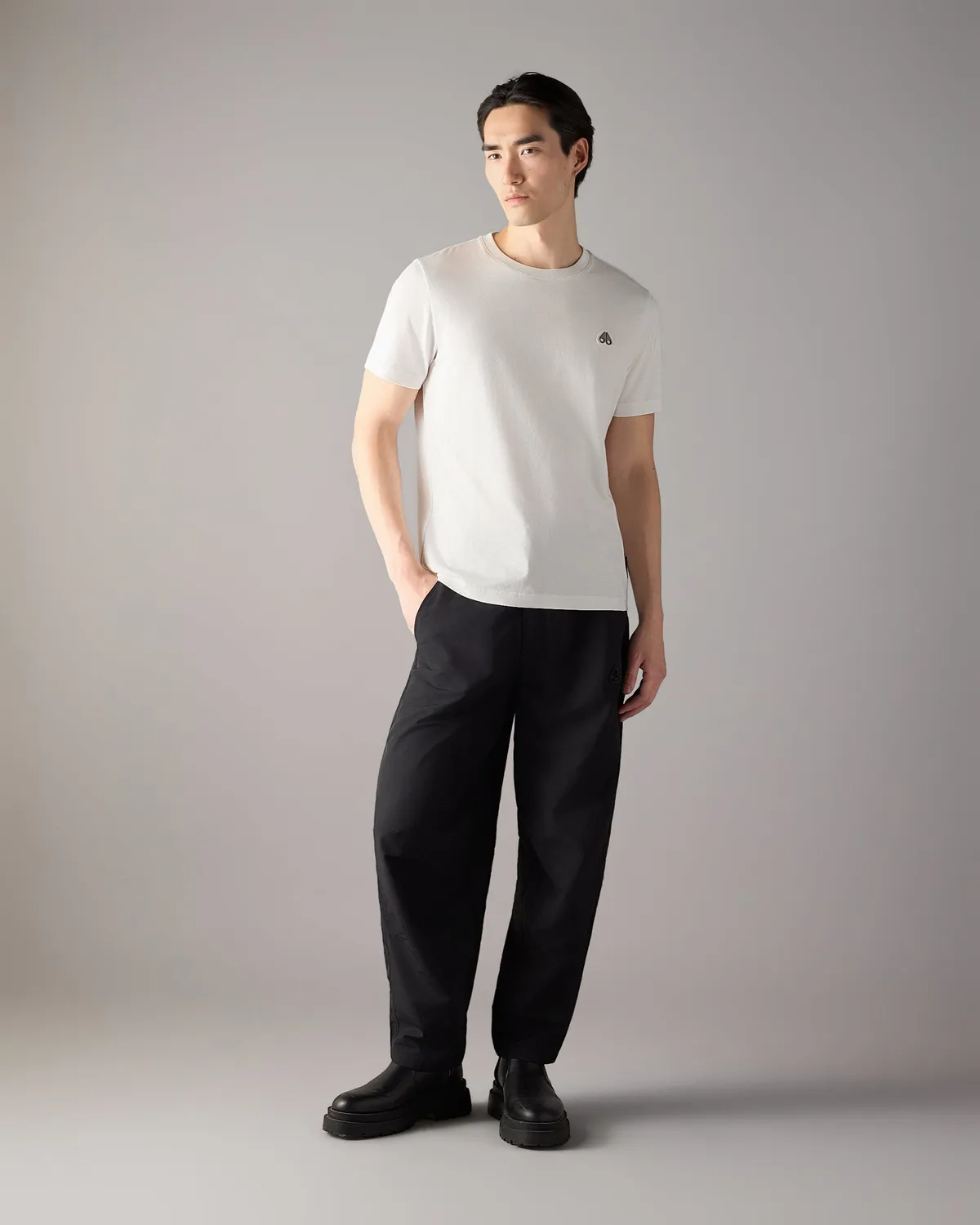 Moose Knuckles Crescent t-shirt blanc coton