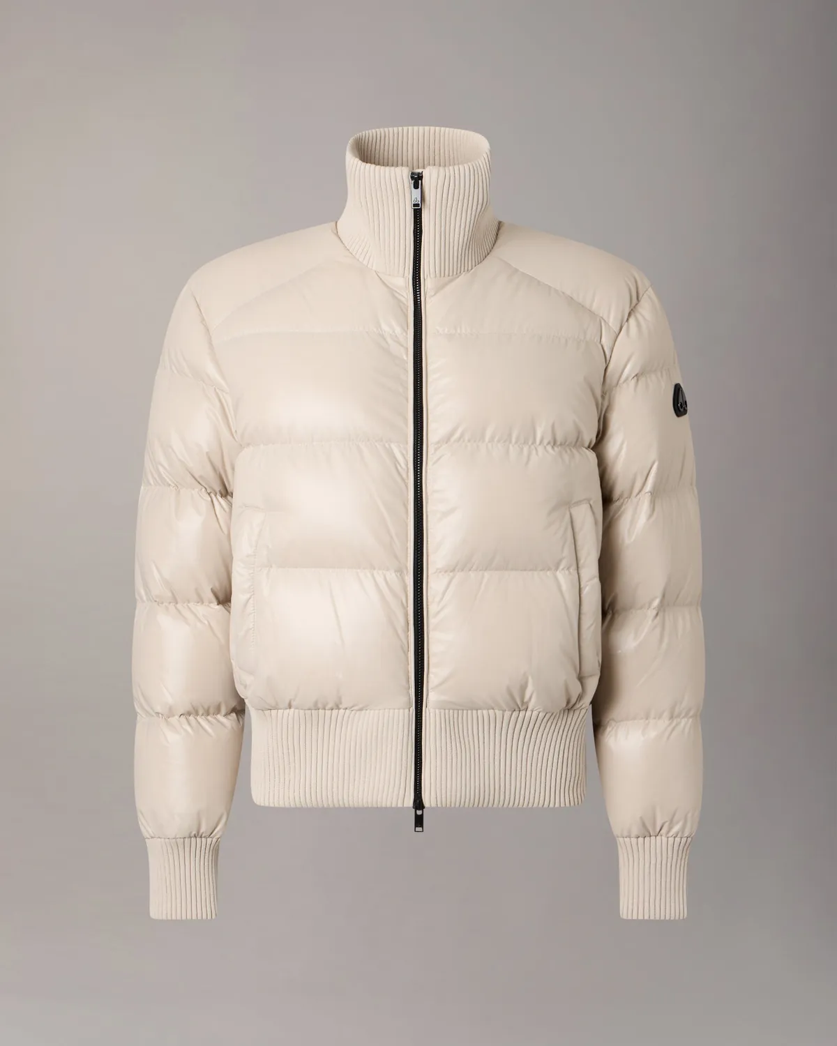 Moose Knuckles Queens bomber alabaster duvet femme