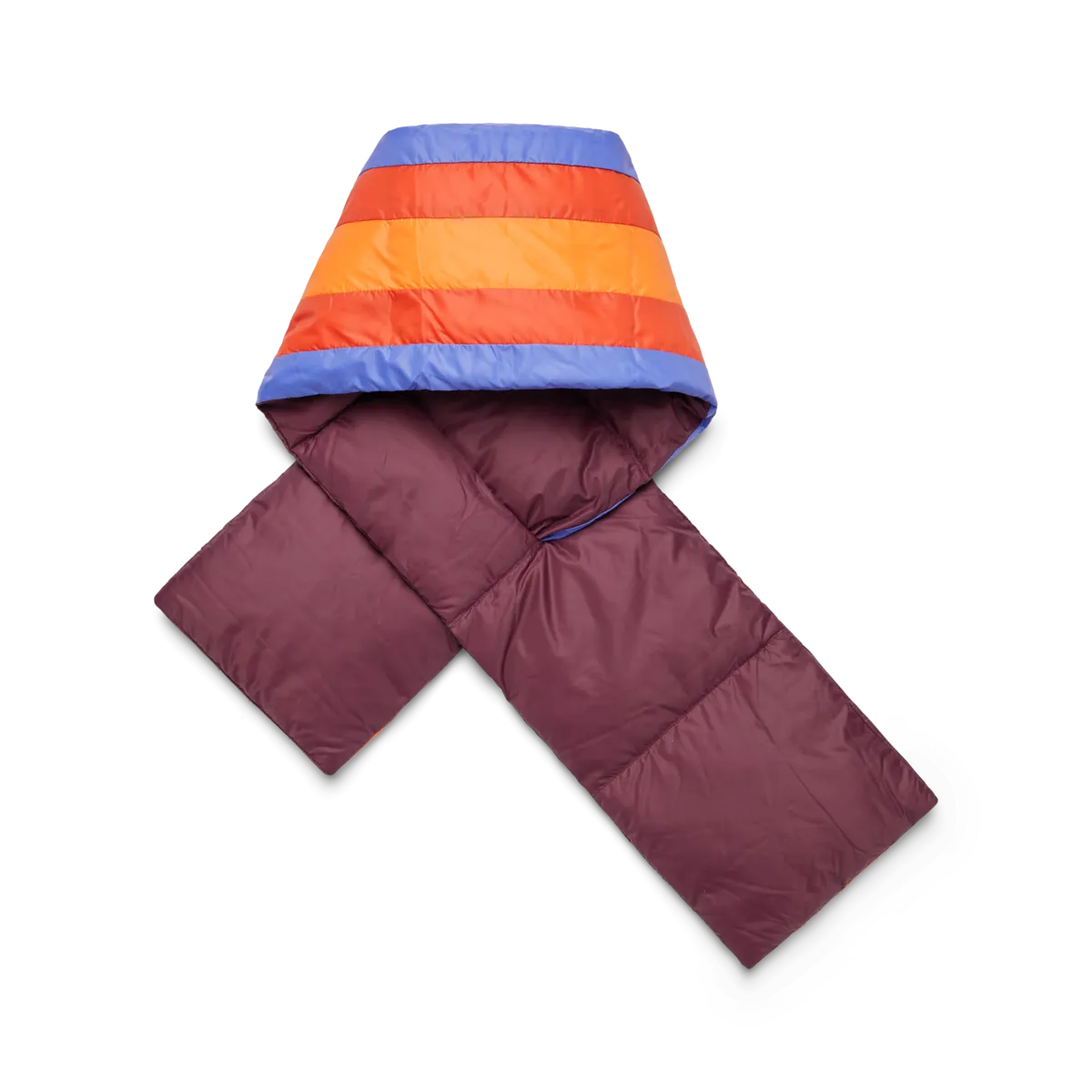 Cotopaxi Fuego écharpe duvet Wine Stripes chaude