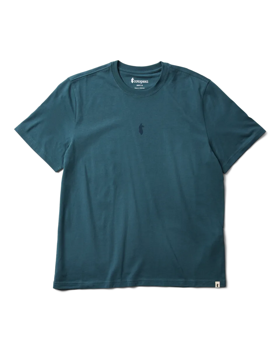 Cotopaxi Llama Icon t-shirt homme Ocean coton bio
