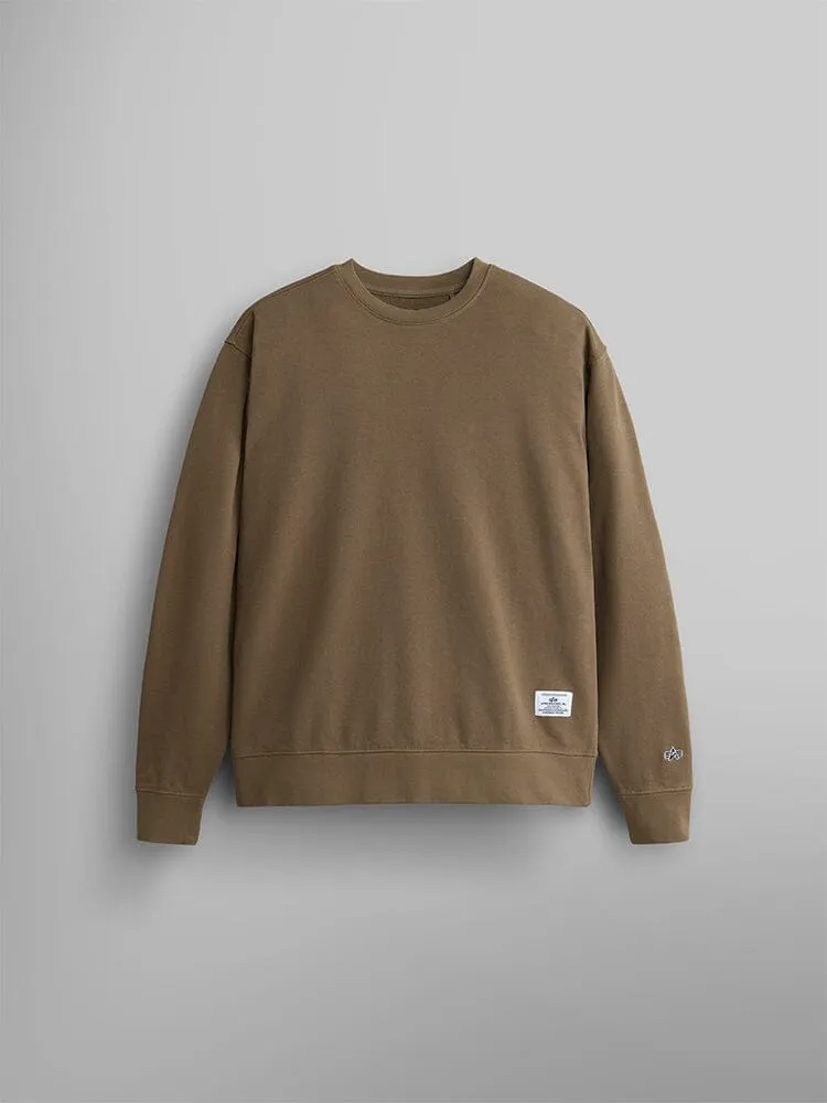 Alpha Industries Essential sweat col rond noir coton
