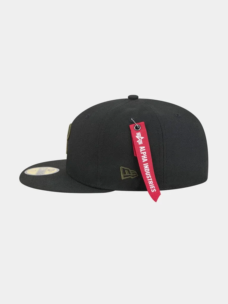 Alpha Industries 59FIFTY casquette fitted noir polyester