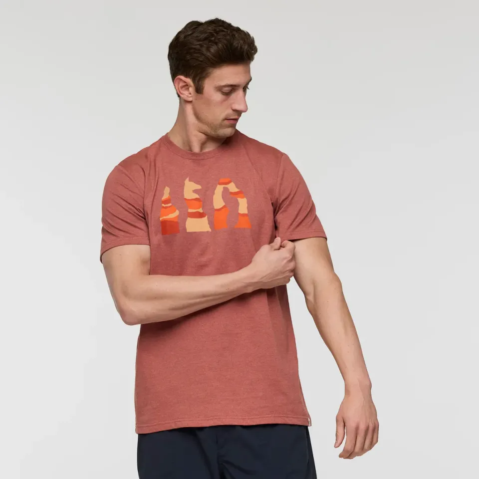 Cotopaxi Llama Hoodoo t-shirt homme Nutmeg coton bio
