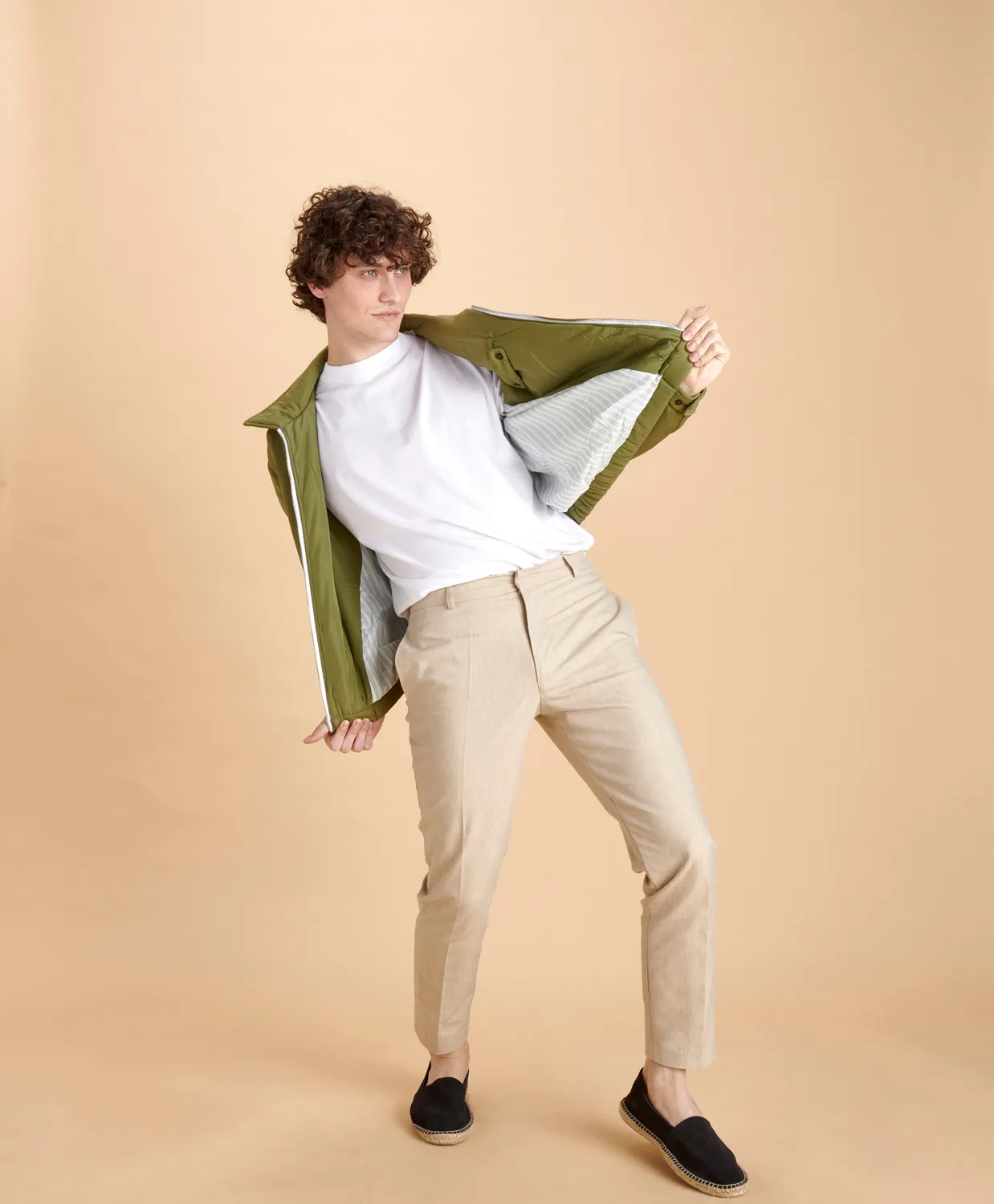 SOUBACQ Le Blouson Ginza blouson vert imperméable