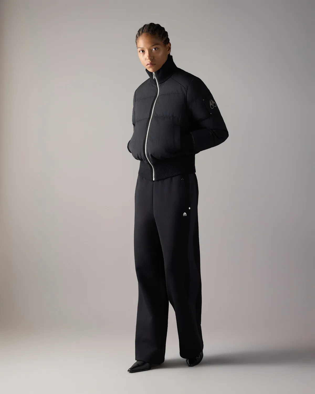 Moose Knuckles Banff bomber black