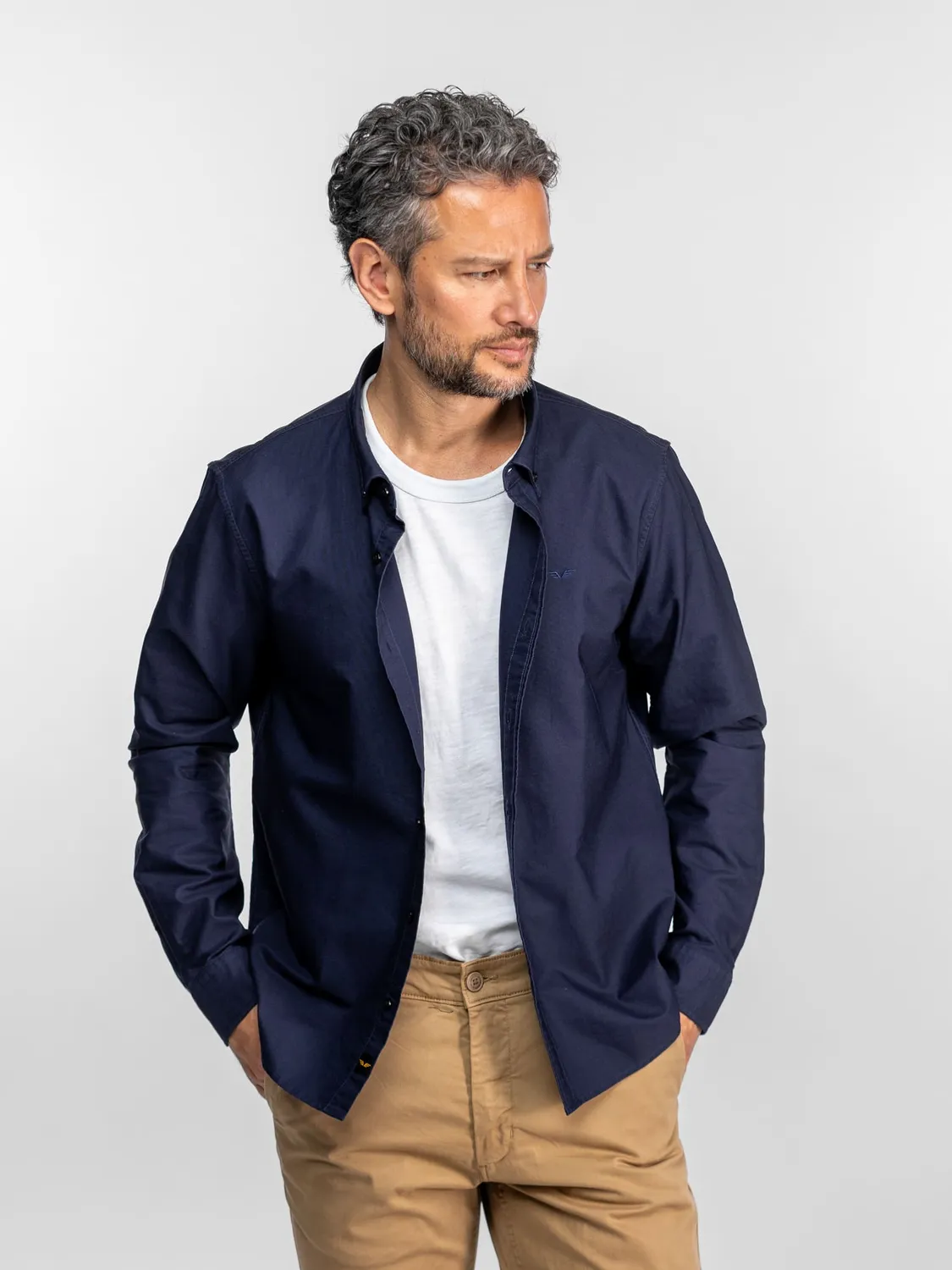 Daytona Shirof chemise oxford bleu clair