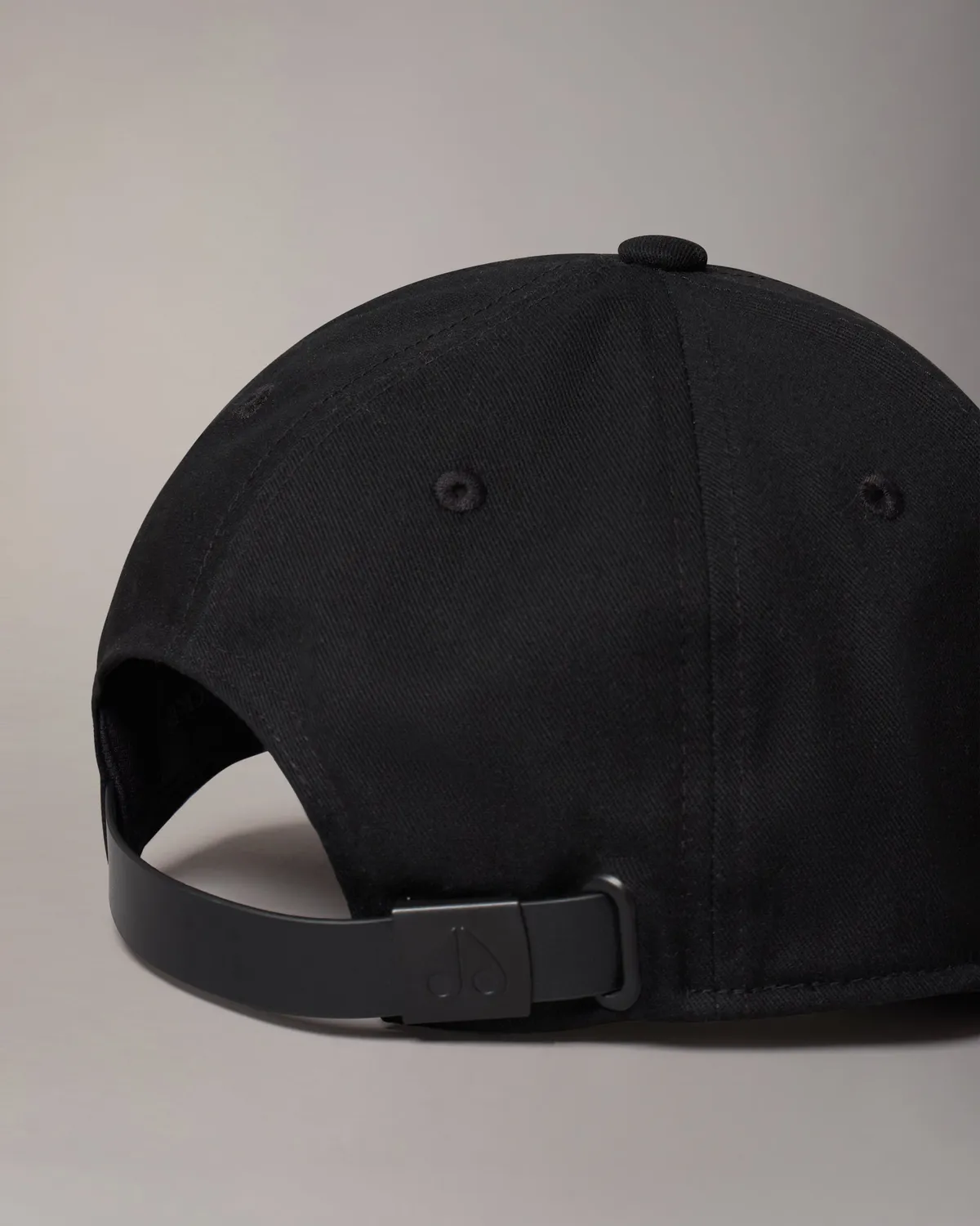 Moose Knuckles Logo Icon casquette noire logo noir