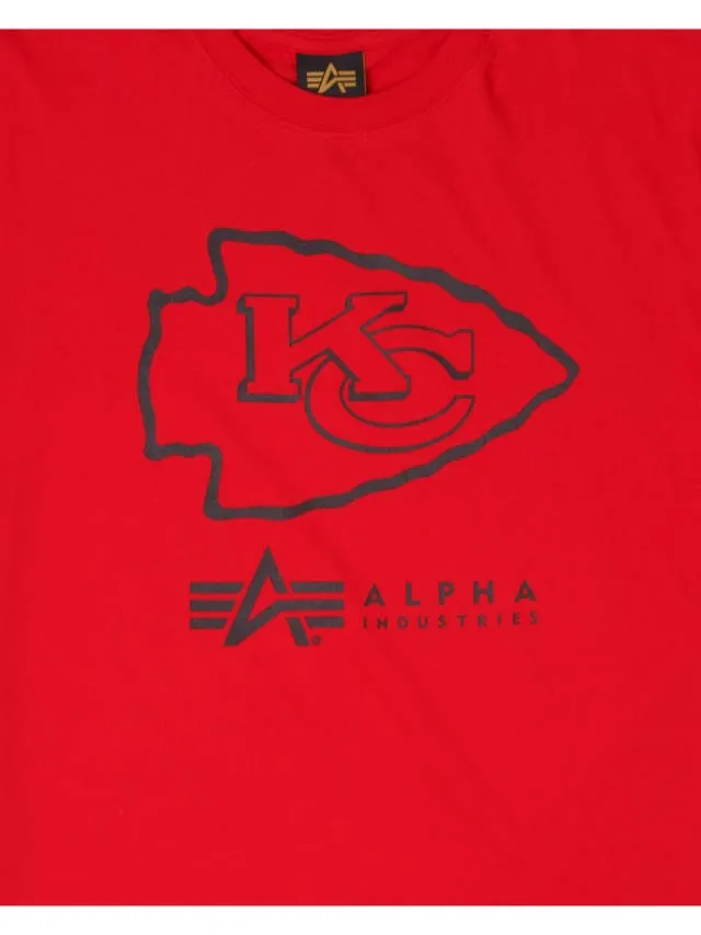 Alpha Industries Chiefs x New Era t-shirt rouge