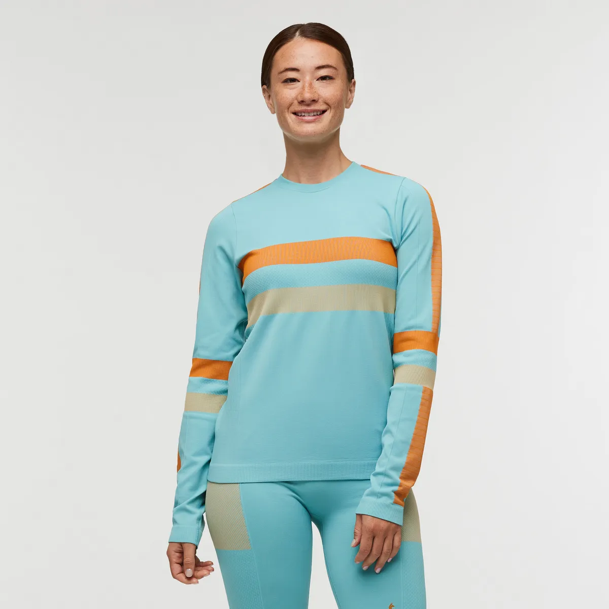 Cotopaxi Debajo sous-pull femme Ink Stripes sans coutures
