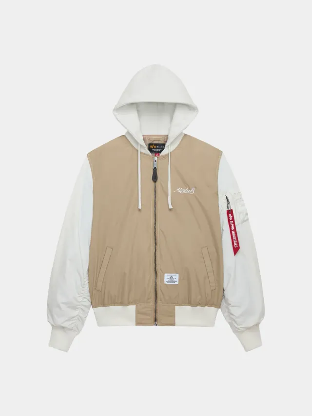 Alpha Industries L-2B Relaxed Varsity blouson dust khaki léger