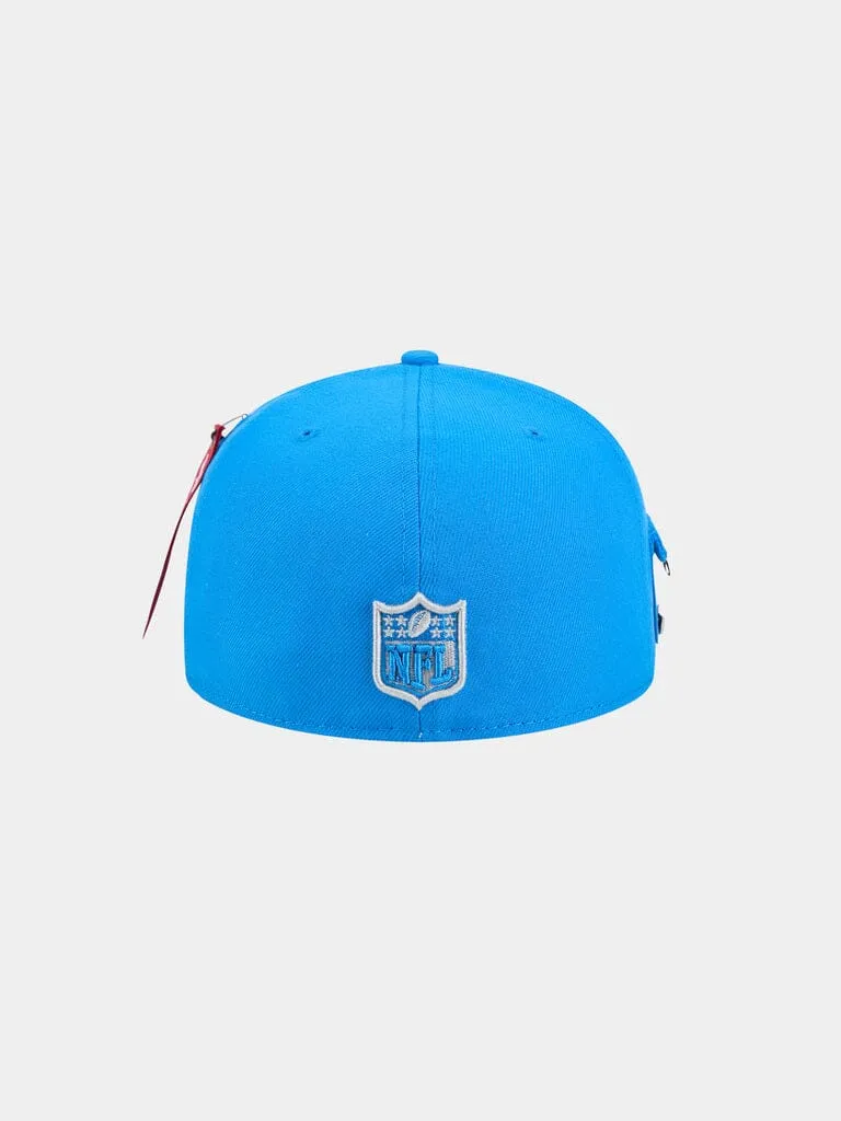 Alpha Industries 59FIFTY Detroit Lions casquette fitted bleue