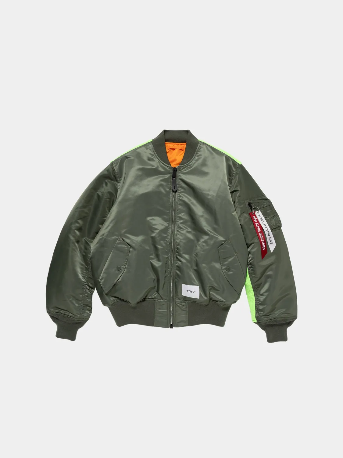 Alpha Industries WTAPS MA-1 bomber flight nylon olive