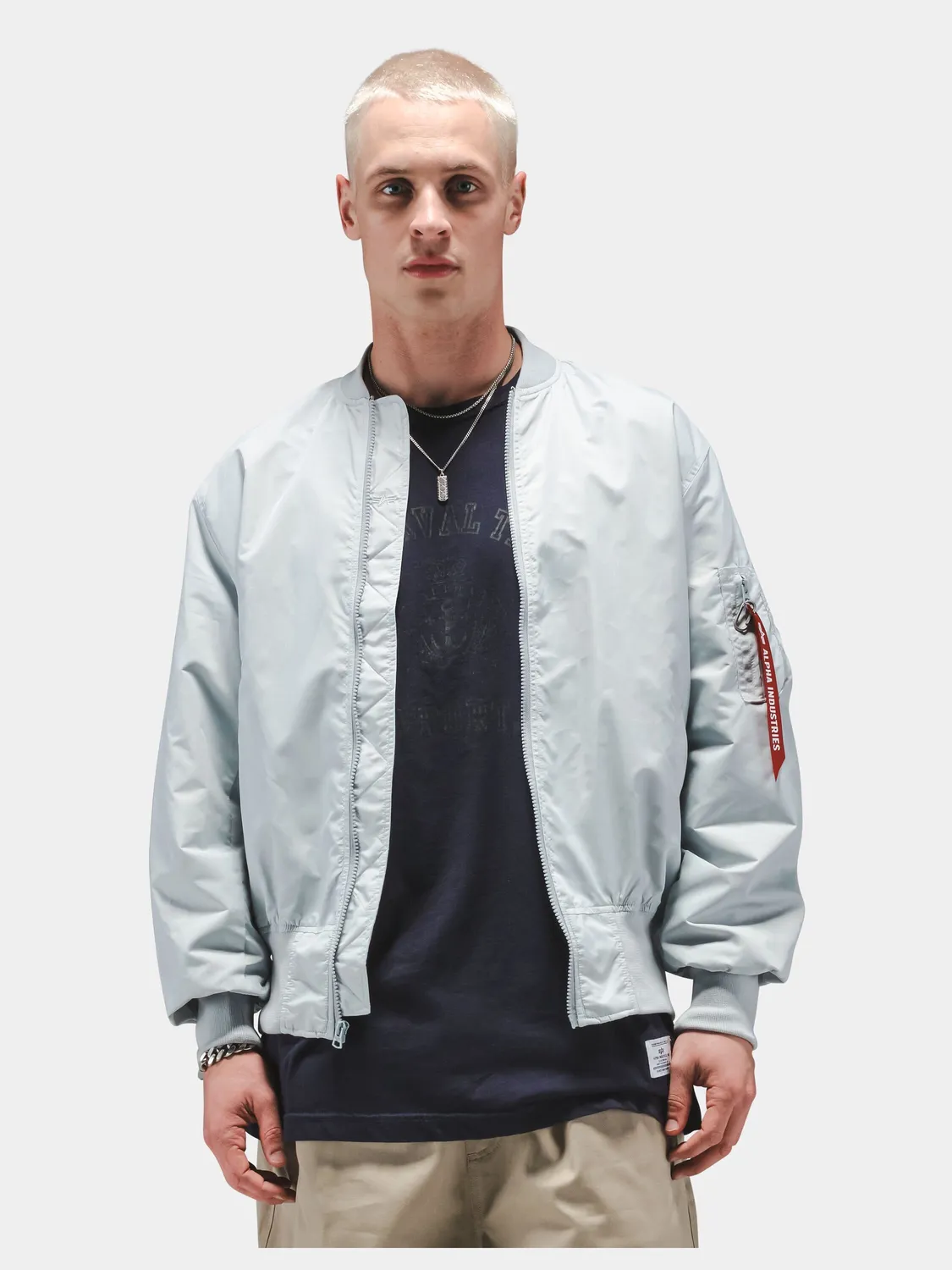 Alpha Industries L-2B Hunter bomber bleu denim léger