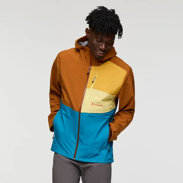 Cotopaxi Impermeo 3L Hooded Shell veste homme Deep Sea imperméable