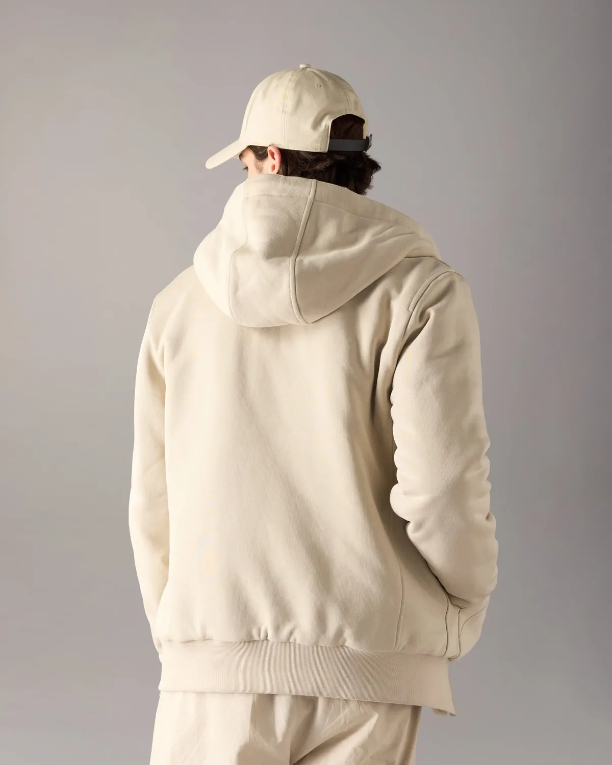 Moose Knuckles Classic Bunny Hoodie sweat alabaster